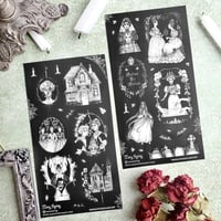 Image 2 of Ghostly Gothic Visions 1 Sticker Sheet