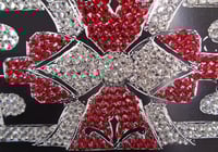 Image 7 of Art Deco Ruby and White Diamond Brooch (style A)