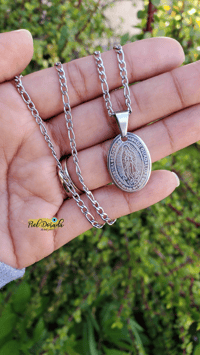 Image 2 of Stainless Steel Virgen de Guadalupe Necklaces