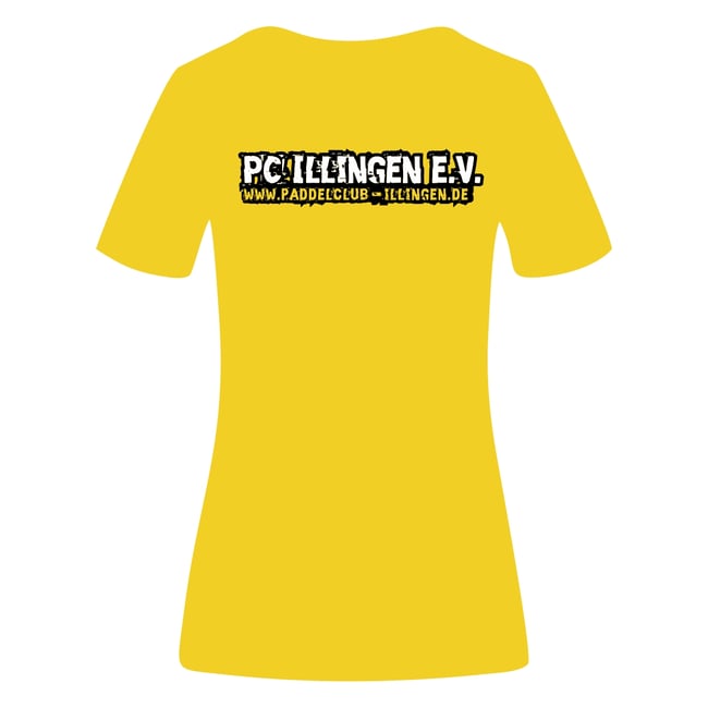 Paddelclub T-Shirt Damen gelb