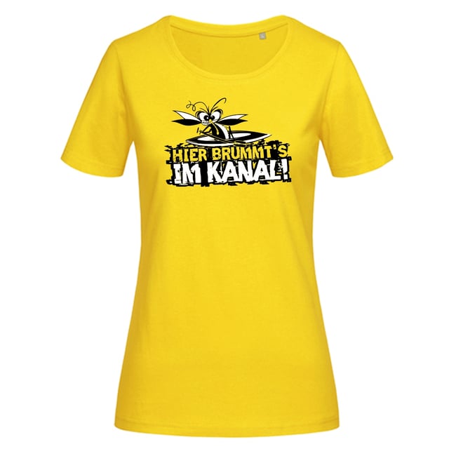 Paddelclub T-Shirt Damen gelb
