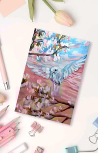Lifted by Light –  Dove Notecard