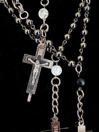 Image 1 of Reliquary Crucifix Rosary 