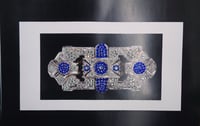 Image 11 of Art Deco Sapphire and White Diamond Brooch (style B)