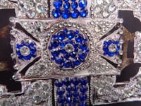 Image 7 of Art Deco Sapphire and White Diamond Brooch (style B)