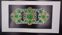 Image 4 of Art Deco Emerald, Canary Diamond and White Diamond Brooch (style B)