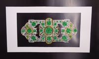 Image 5 of Art Deco Emerald, Canary Diamond and White Diamond Brooch (style B)