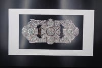 Image 1 of Art Deco White Diamond Brooch (style B)