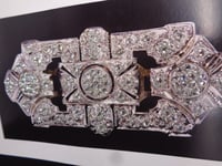 Image 9 of Art Deco White Diamond Brooch (style B)