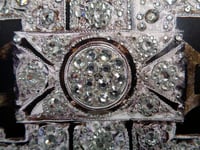Image 10 of Art Deco White Diamond Brooch (style B)
