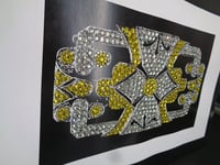 Image 4 of Art Deco Canary Diamond and White Diamond Brooch (style A)
