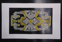 Image 1 of Art Deco Canary Diamond and White Diamond Brooch (style A)