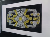 Image 2 of Art Deco Canary Diamond and White Diamond Brooch (style A)