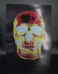 Image 4 of A3 Negative Rhinestone Skull (Multicoloured) Artwork OR T shirt