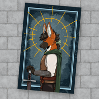 Knight Stryker (Print, Large Postcard)