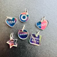 Image 3 of Phish Iridescent Custom Charm Necklace