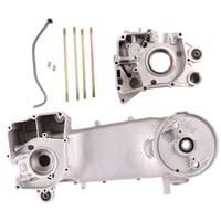 Image 1 of GY6 Engine Long Case Assembly Complete