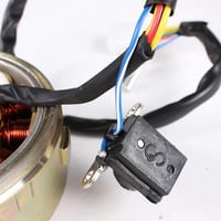 Image 2 of GY6 11 Coil 6 Wire Stator With Flywheel