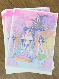 Mnemosyne’s Temple RISO print - small