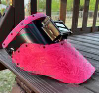 Image 1 of Fiber Metal Pink Floral Tigerhood
