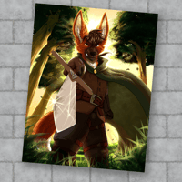 Stryker Knight Sword (Print, 8.5" x 11")