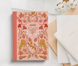 Image of  Charming Spring Hardcover Notebook 