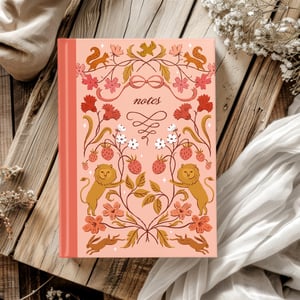 Image of  Charming Spring Hardcover Notebook 