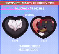 Image 1 of (PRE-ORDER) Shadow Heart Pillow