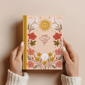Image of Sun & Moon Hardcover Notebook