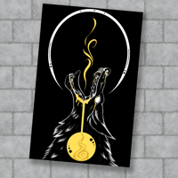 Breath Wolf (Print, Black, 11" x 17")