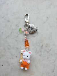 Marshmallow Mouse Calico Critter Charm