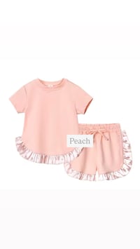 Image 2 of Girls personalised short sets 