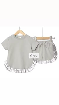 Image 4 of Girls personalised short sets 