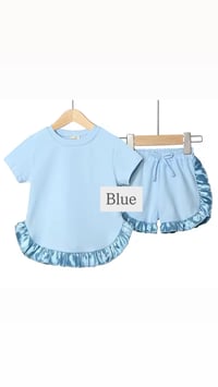 Image 5 of Girls personalised short sets 