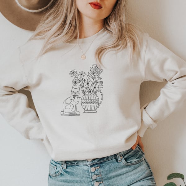 Image of Staffordshire Cat Sweatshirt