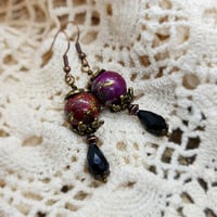 Image 8 of A Bit Baroque Bead Drop Earrings (BB0012)