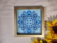 Shades of Blue Shadow box