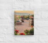 Peaceful Patio Garden - 8” X 10” Canvas Print 