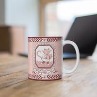 Image 3 of Reading Kitty Mug