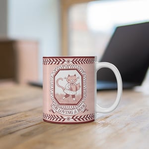 Image of Reading Kitty Mug