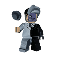 Lego Two-Face Painting