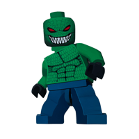 Lego Killer Croc Painting