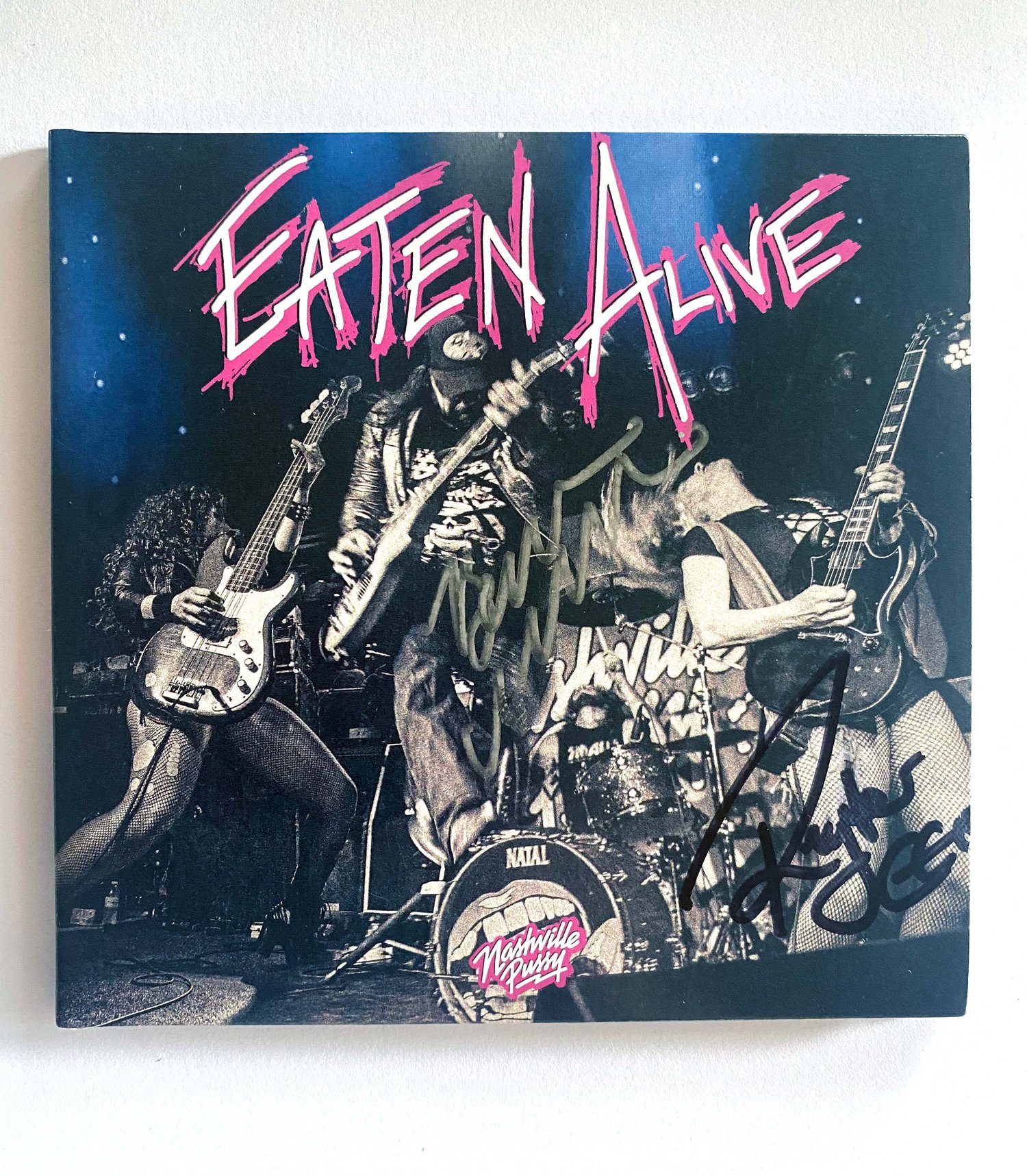Image of NASHVILLE PUSSY - Eaten Alive - SIGNED CD