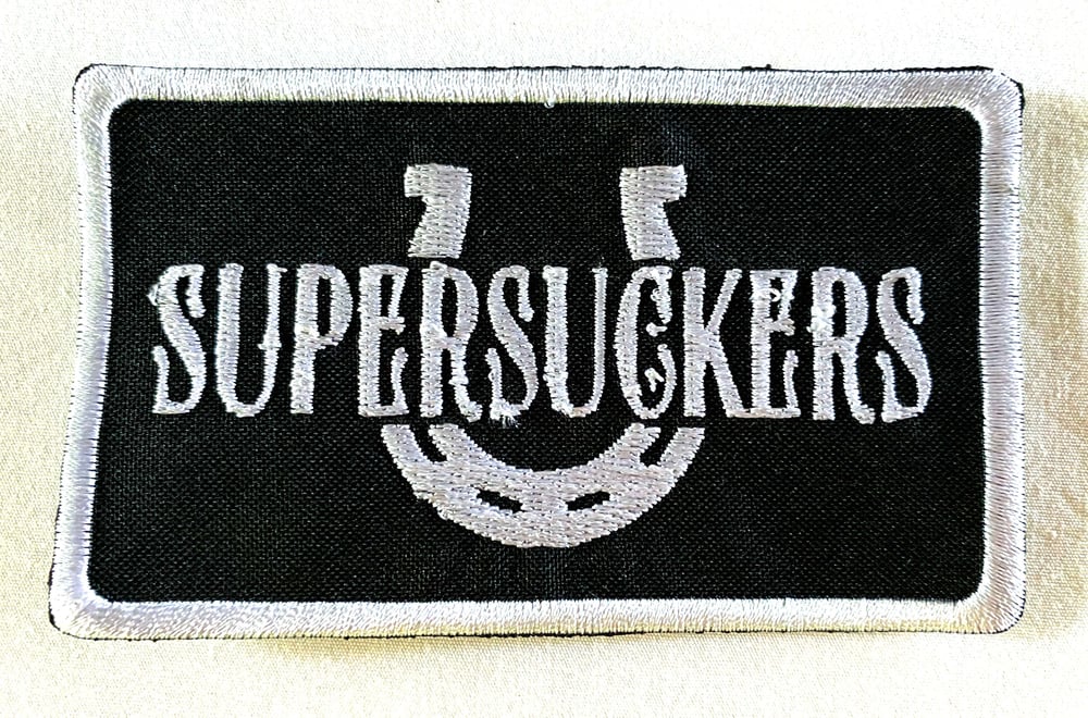 Image of SUPERSUCKERS - HORSESHOE DESIGN - 6X10CM - AUSSIE TOUR PATCH