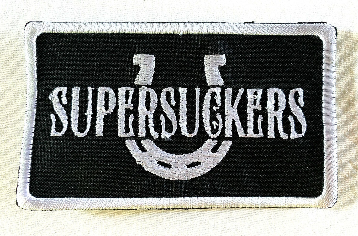Image of SUPERSUCKERS - HORSESHOE DESIGN - 6X10CM - AUSSIE TOUR PATCH