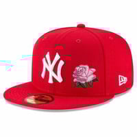 New York Fitted Cap (With Rose)