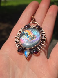 Image 1 of Electroformed TURMOIL and TINFOIL necklace