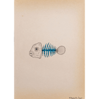2002, crayon et feutre sur papier, 19,6 x 14 cm.