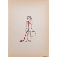 2003, feutre sur papier, 20 x 14 cm.