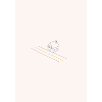 Feutre sur papier, 29,7 x 21 cm.